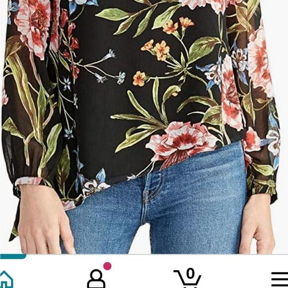 Rachel Roy Women's Susana Asymmetric Pullover Blouse - Picture 4 of 8